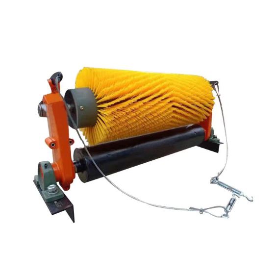 Unpowered Rotary Brush Belt Cleaner